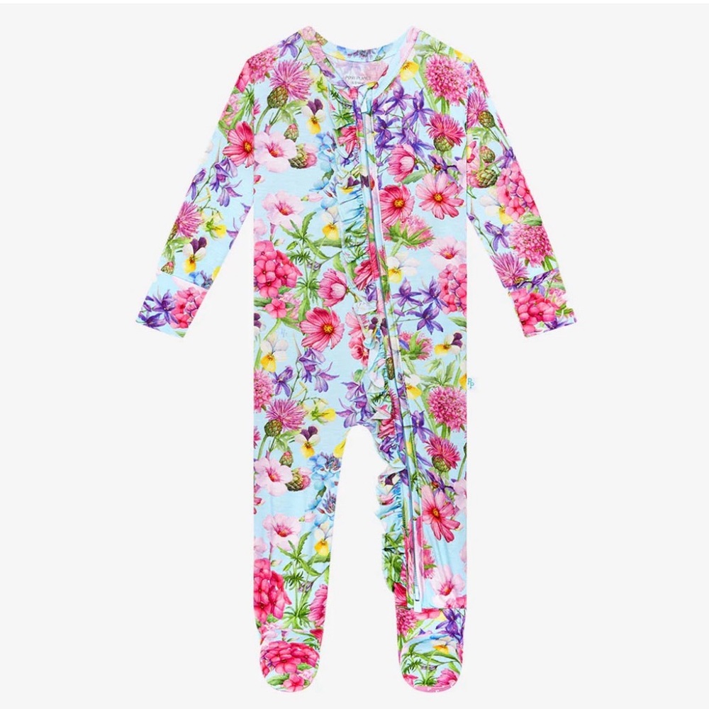 Posh Peanut Hadley -
Footie Ruffled
Zippered One Piece - Picture 2 of 8